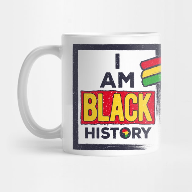 I Am Black History Month African Afro Melanin by BrightGift